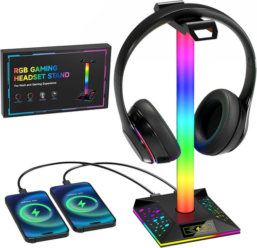 Rgb headphone stand gaming - rgb,