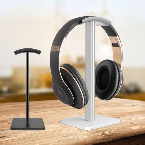 Aluminum desk headphone holder - desk,